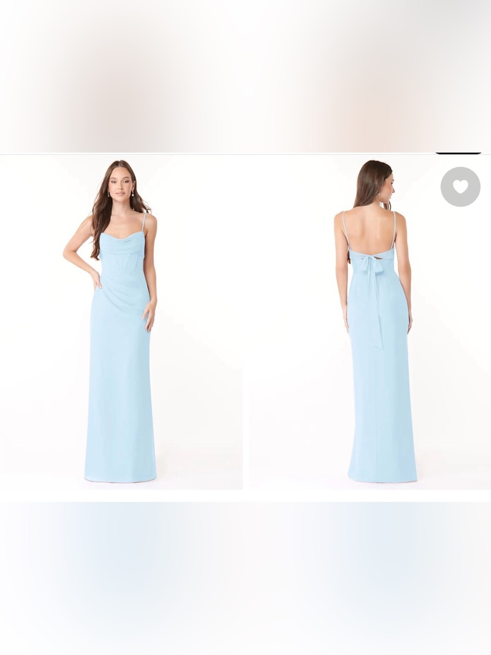 Sky Blue Bridesmaid Dress
